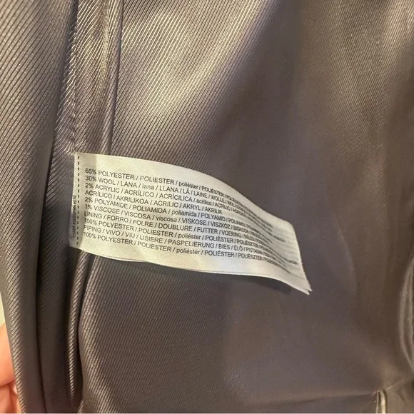 Mango taupe / brown oversized wool coat - XS - Picture 9 of 12